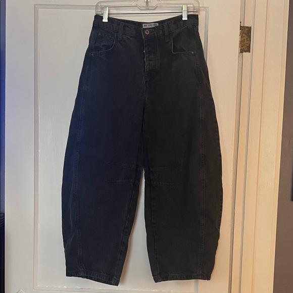 free people movement Denim - FP Movement by Free People Black Wide Leg Jeans